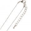 Daisy Pendant, Rhodium Plated with Soft Enamel, Small, 16mm