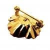 PEACE POPPY 18ct Gold Plated Brooch Set With Swarovski Crystal - Medium