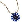 Blue Cornflower Pendant Necklace by Michael Michaud Design LWF_MM09